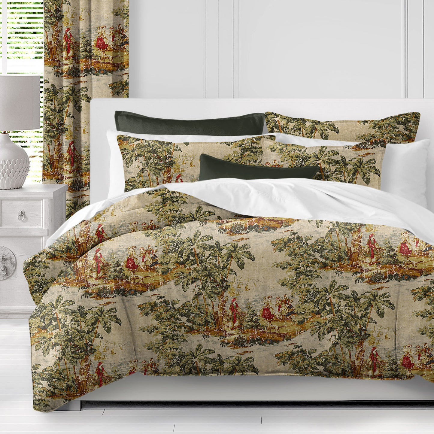 Countryside Red Duvet Cover Set