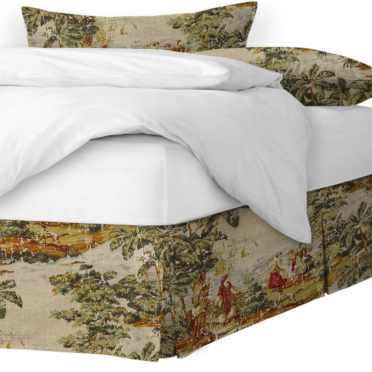 Countryside Red Bedskirt