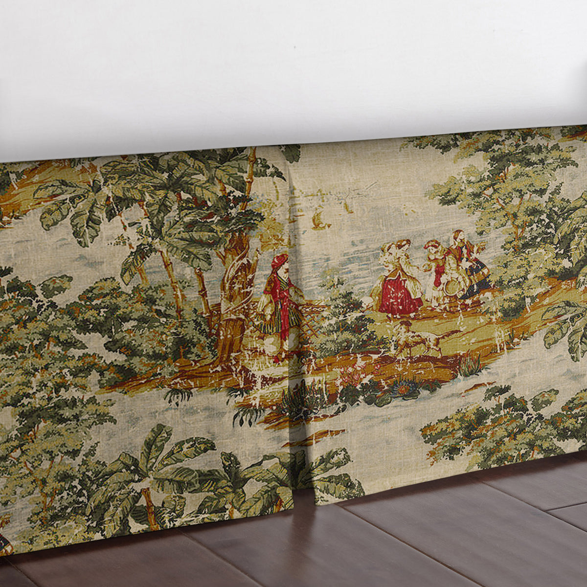 Countryside Red Bedskirt