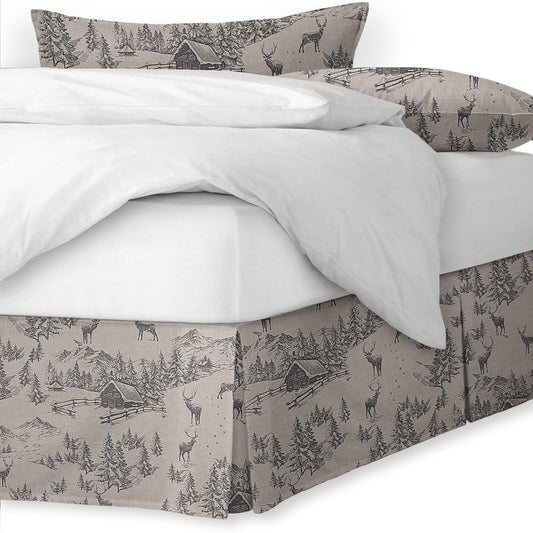 Cross Country Natural Bedskirt