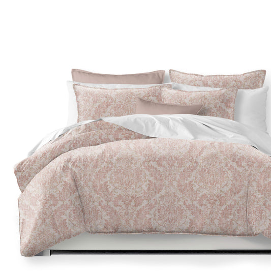 Damaskus Linen Blush Duvet Cover Set