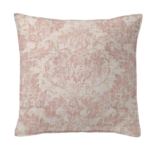 Damaskus Linen Blush Decorative Pillows