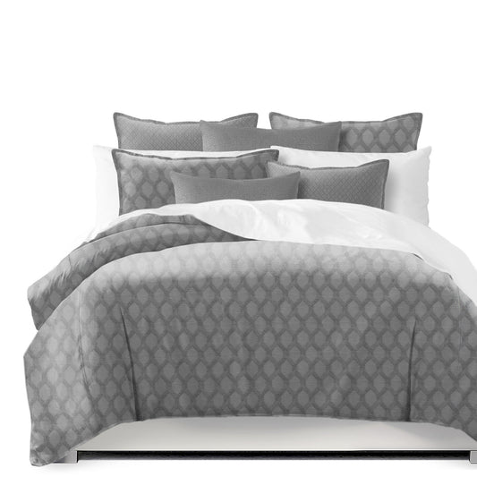 Desdemona Platinum Duvet Cover Set