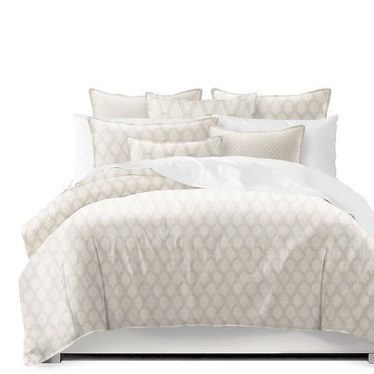 Desdemona Vanilla Duvet Cover Set