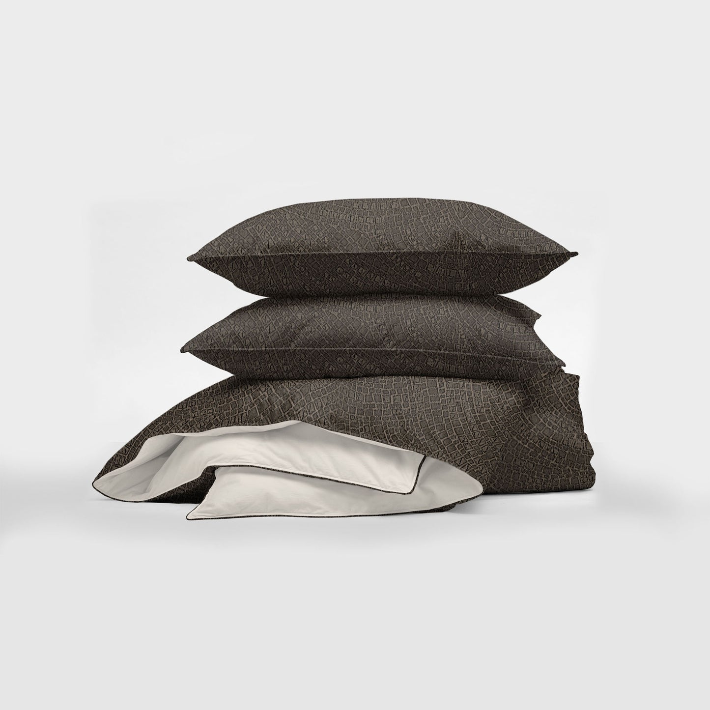 Eva Chocolate Duvet Cover Set