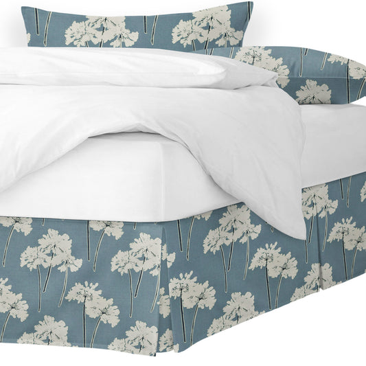 Summerfield Blue Bedskirt