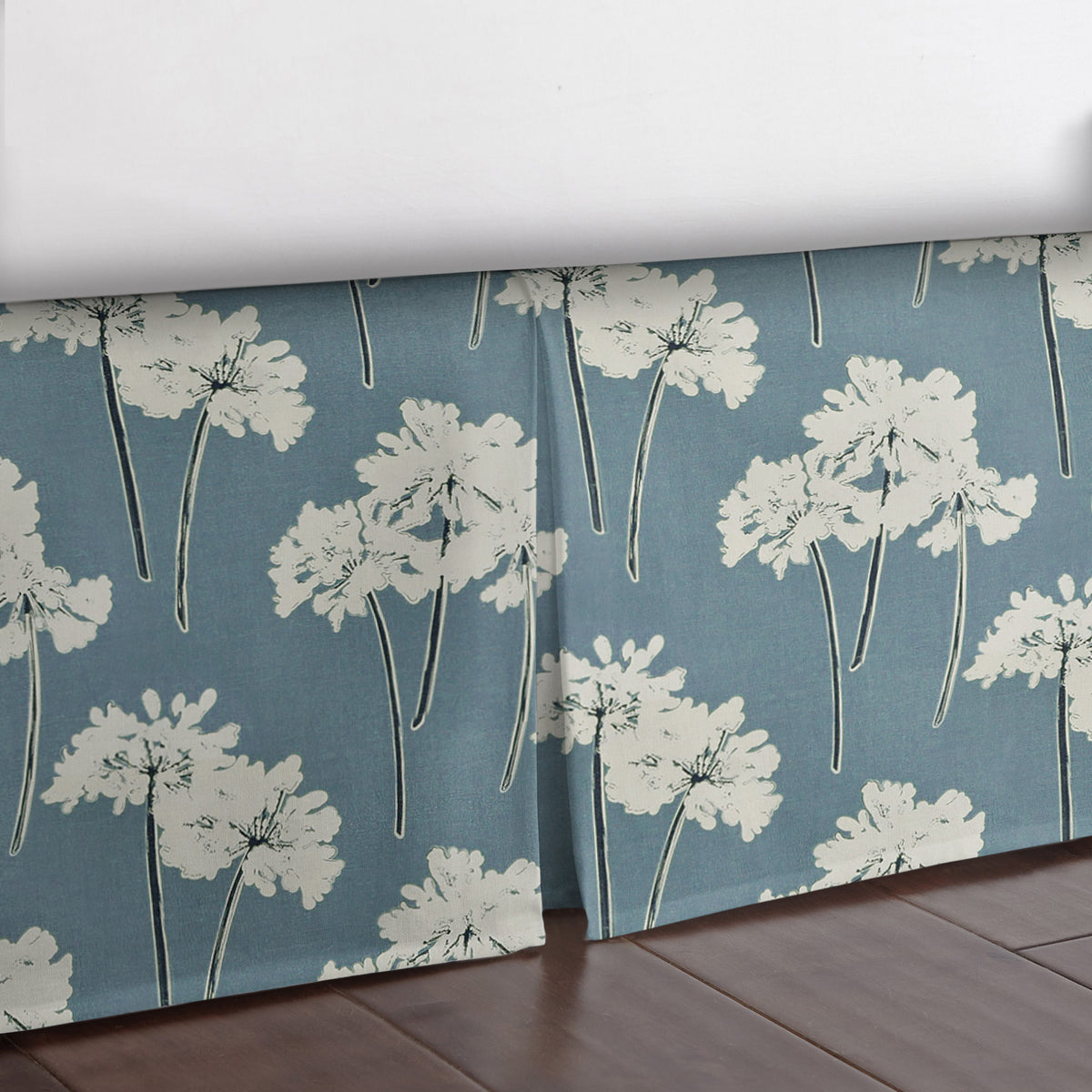 Summerfield Blue Bedskirt