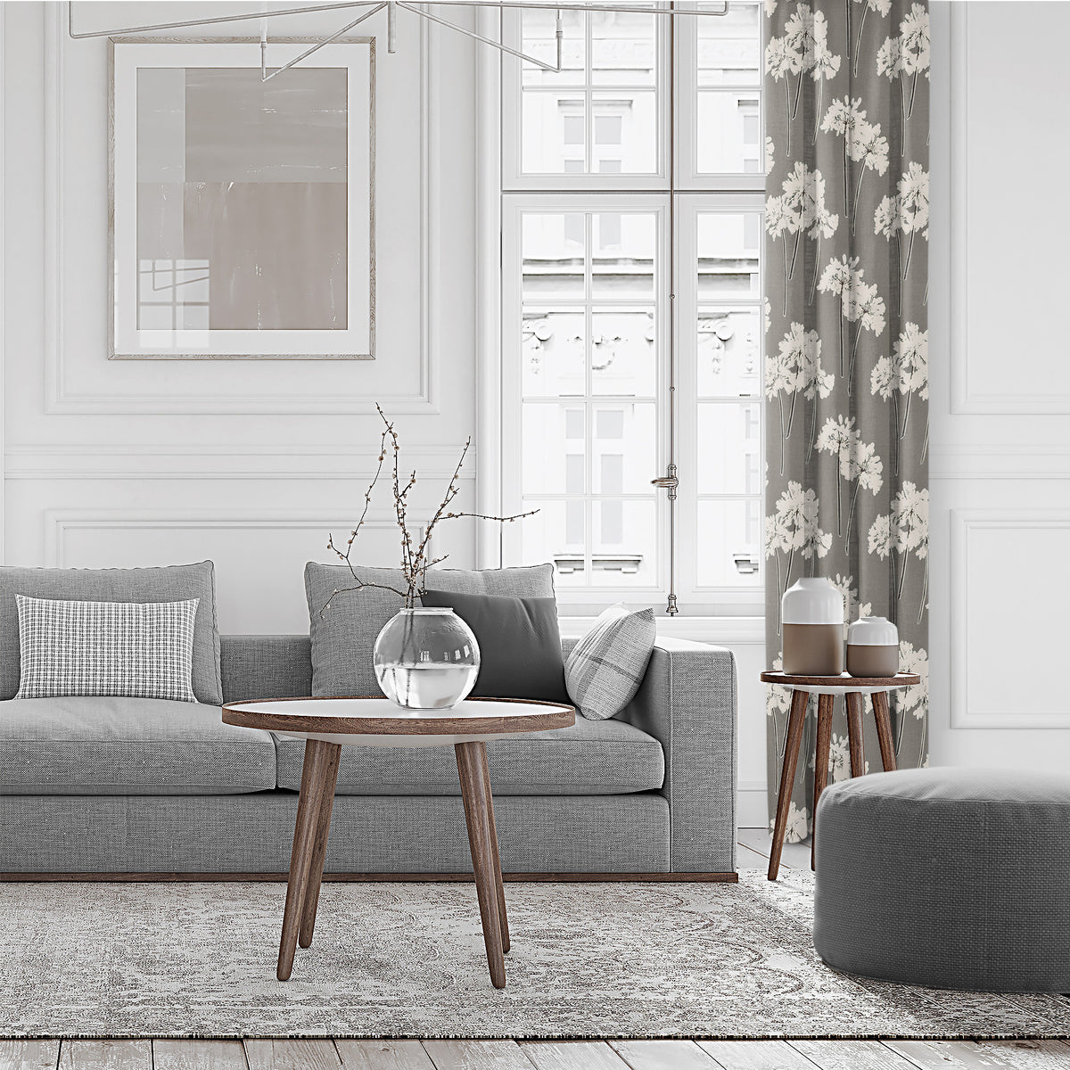 Summerfield Mocha Pole Top Drapes