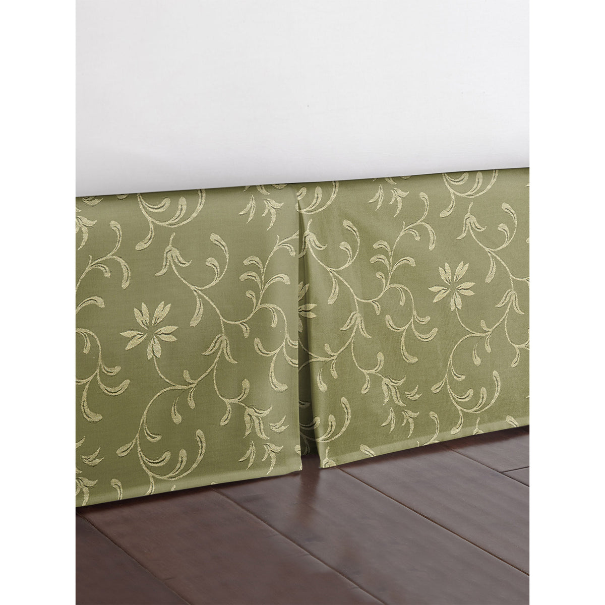 Hayba Olive Bedskirt