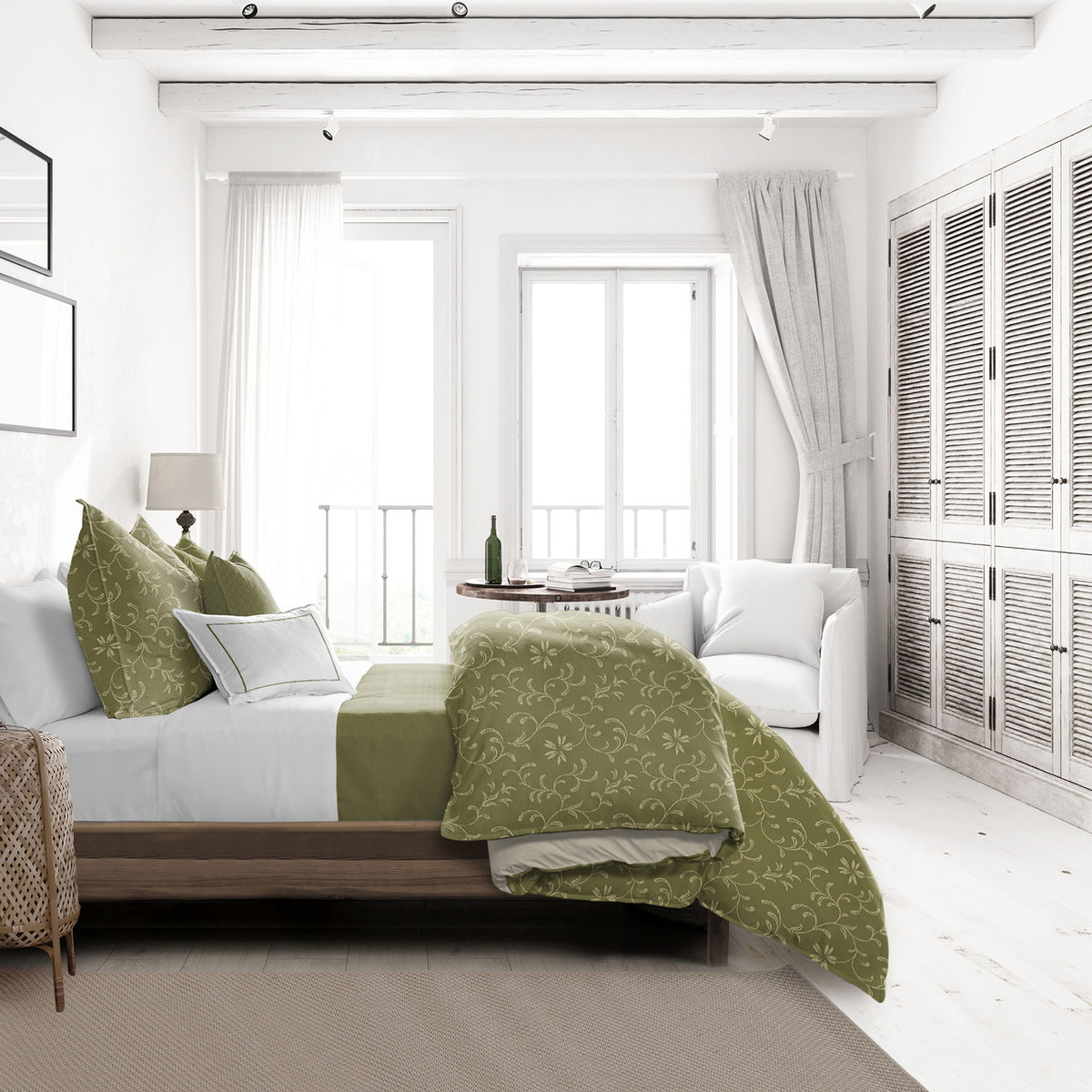 Hayba Olive Comforter Set