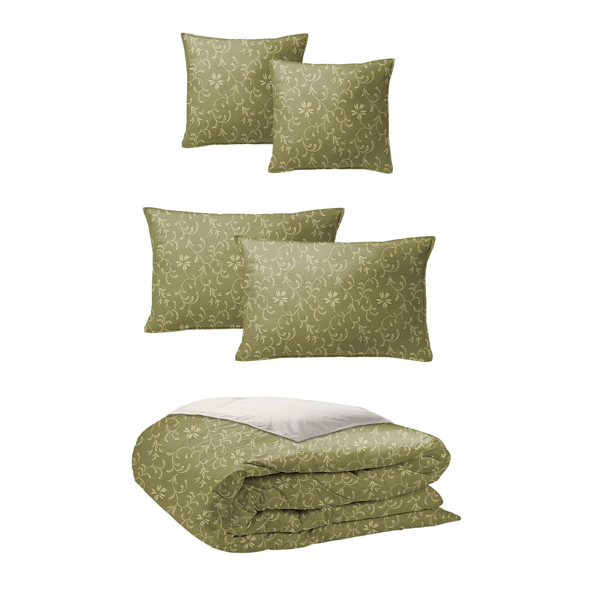 Hayba Olive Duvet Cover Set