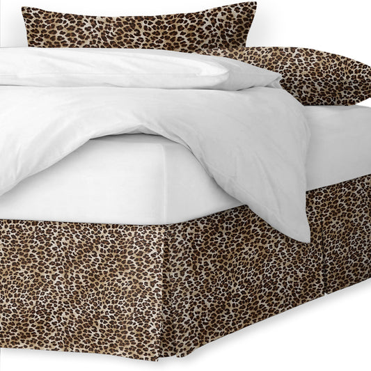 Jolene Animal Print-Black Bedskirt