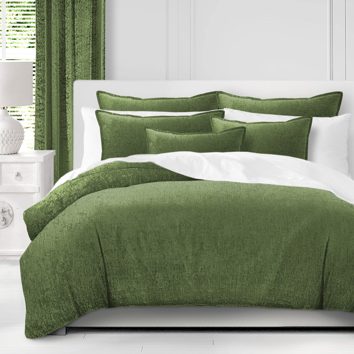 Juno Velvet Caper Coverlet Set