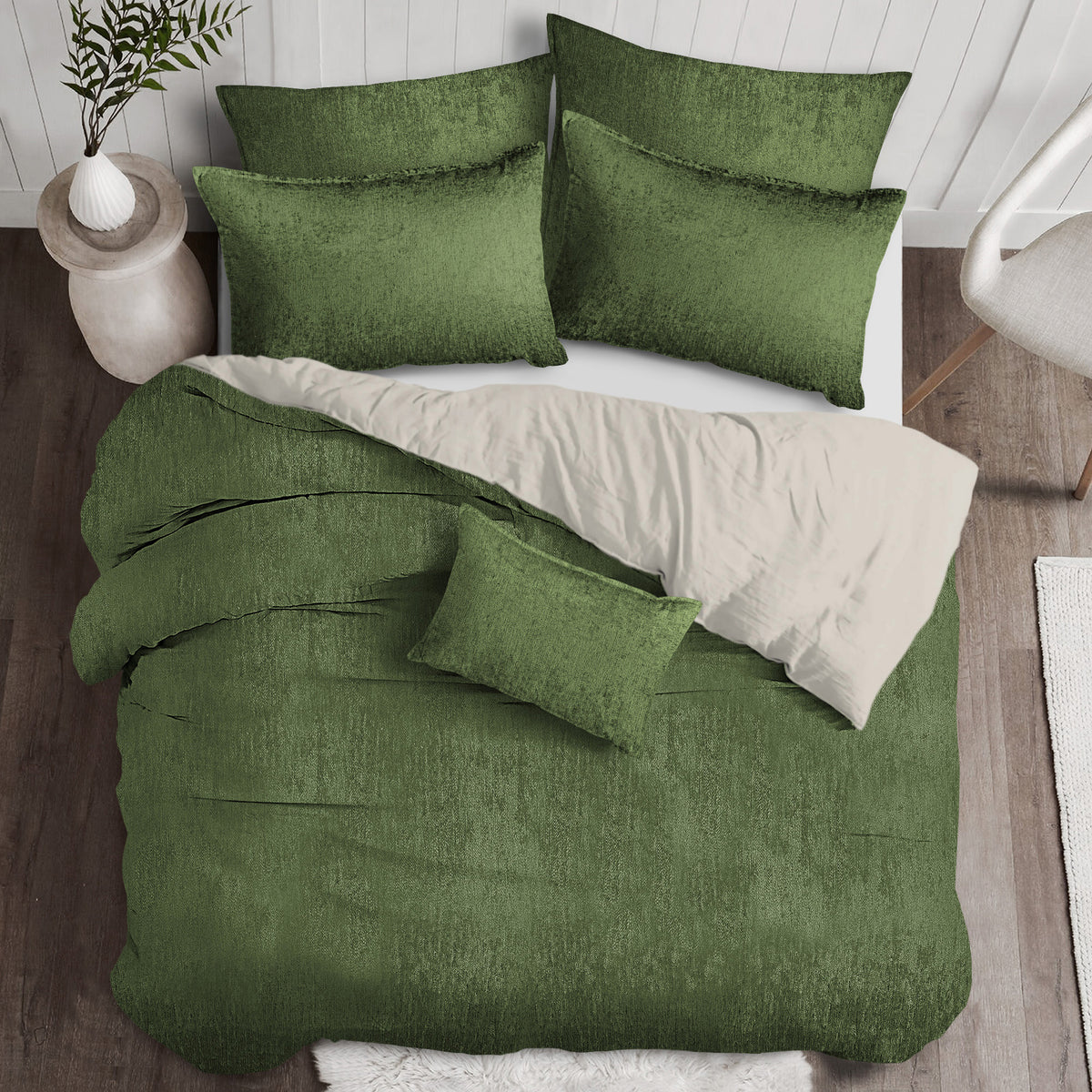 Juno Velvet Caper Duvet Cover Set