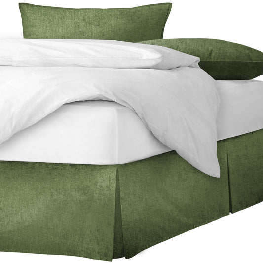 Juno Velvet Caper Bedskirt