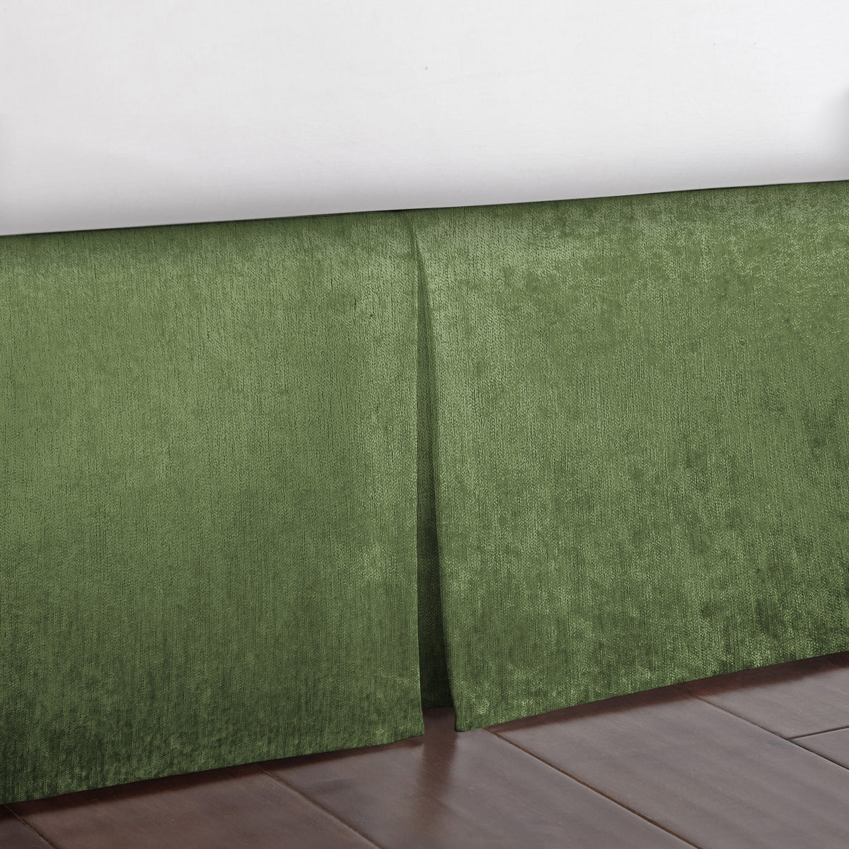 Juno Velvet Caper Bedskirt