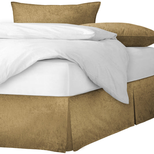 Juno Velvet Gold Bedskirt