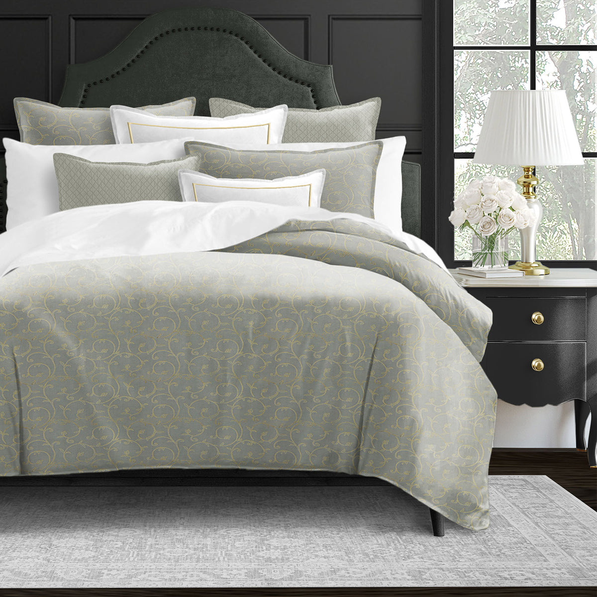 Kalia Gilded Coverlet Set