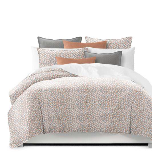 Laight Prairie Peach Duvet Cover Set