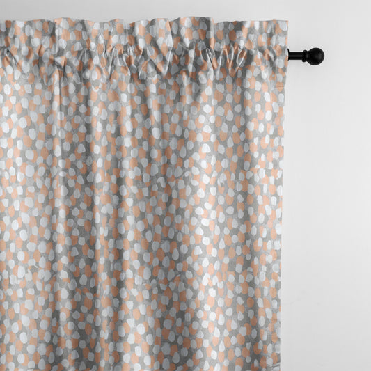 Laight Prairie Peach Pole Top Drapes