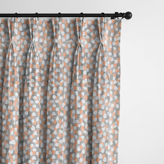 Laight Prairie Peach Pinch Pleat Drapes