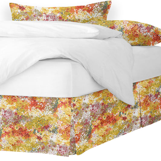 Lantana Orange Bedskirt