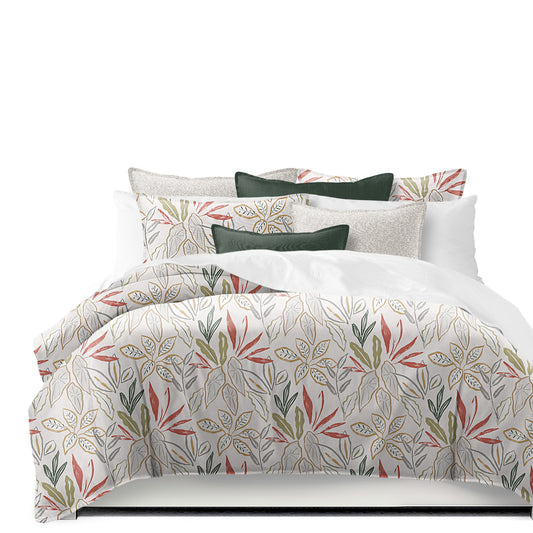 Fall Foliage Beige Duvet Cover Set