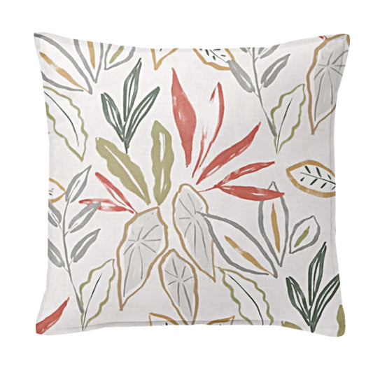 Fall Foliage Beige Decorative Pillows