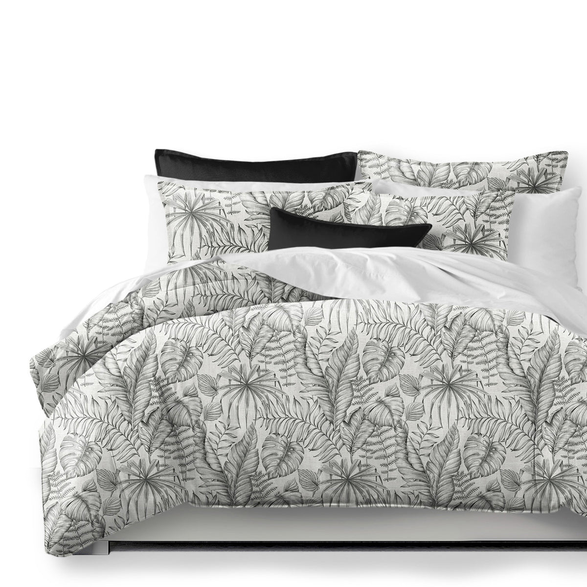 Liraz Black Coal Duvet Cover Set