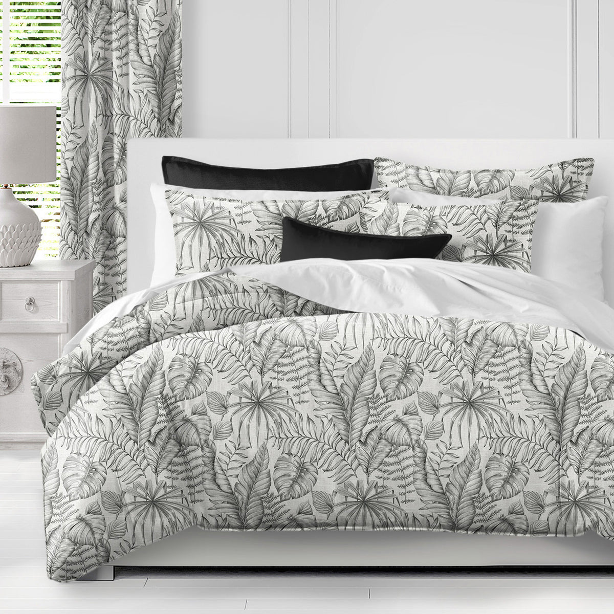 Liraz Black Coal Duvet Cover Set