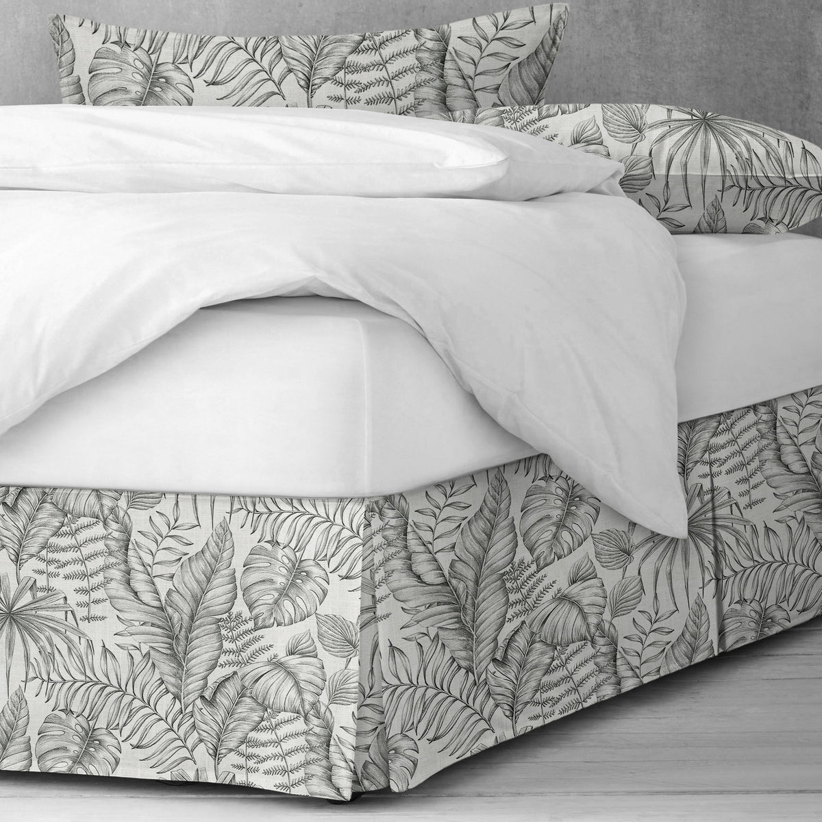 Liraz Black Coal Bedskirt