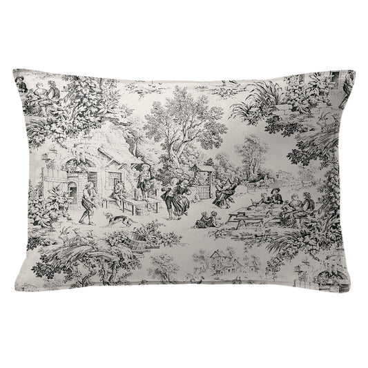 Maison Toile Black Shams