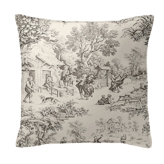 Maison Toile Sepia Decorative Pillows