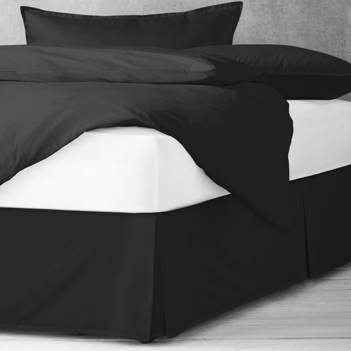 Marcus Black Bedskirt