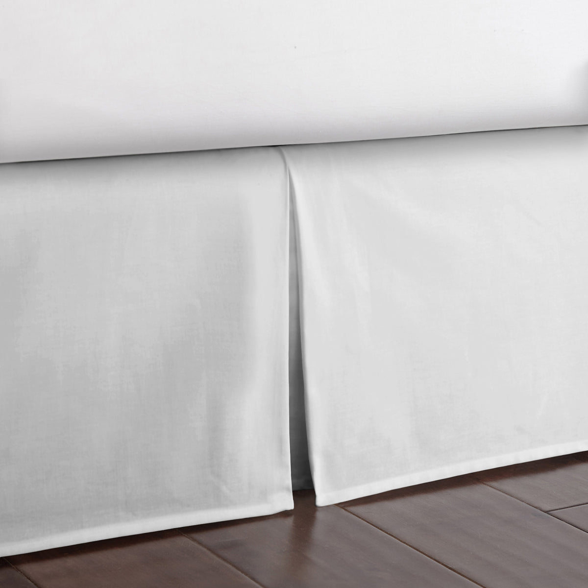 Marcus White Bedskirt