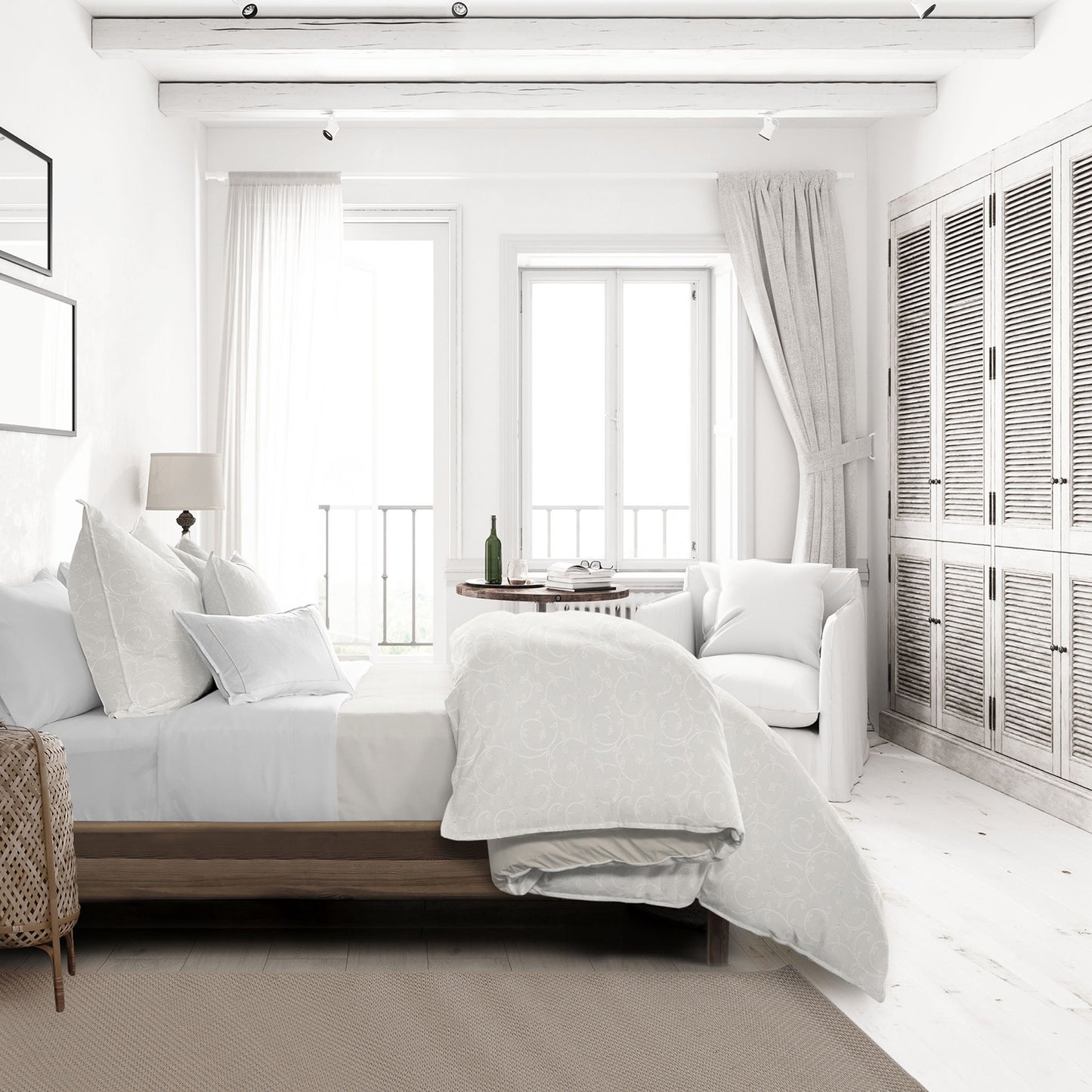 Marlene Alabaster Duvet Cover Set