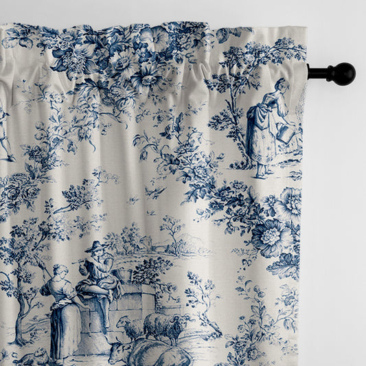 Mason Navy Pole Top Drapes