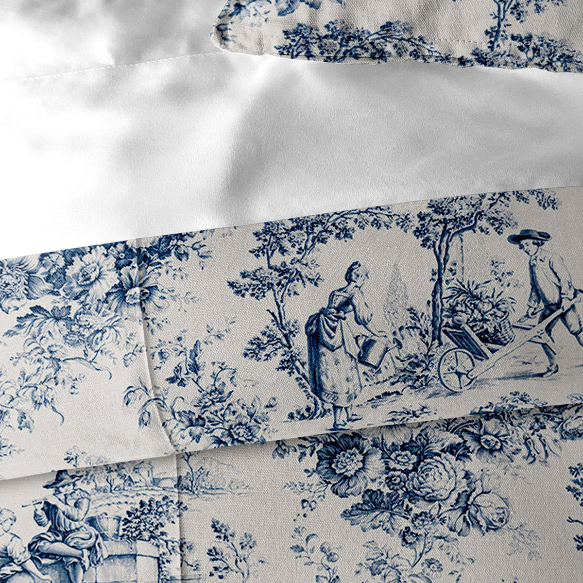 Mason Navy Coverlet Set