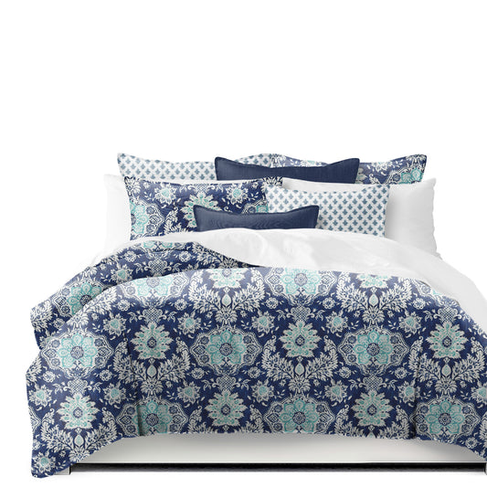 Osha Blue-Aqua Coverlet Set