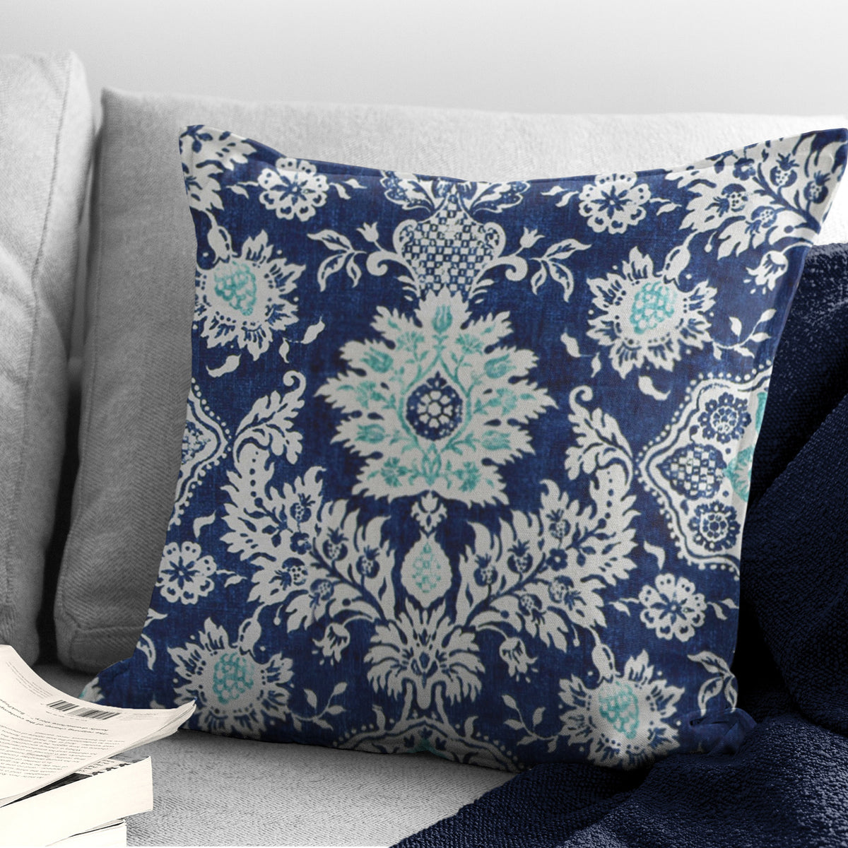 Osha Blue-Aqua Decorative Pillows