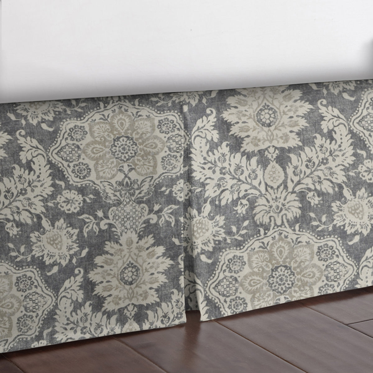 Osha Mocha-Charcoal Bedskirt