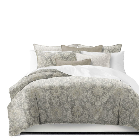 Osha Taupe-Beige Duvet Cover Set