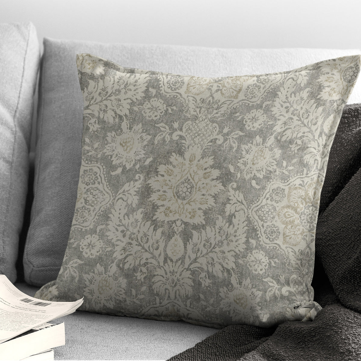 Osha Taupe-Beige Decorative Pillows