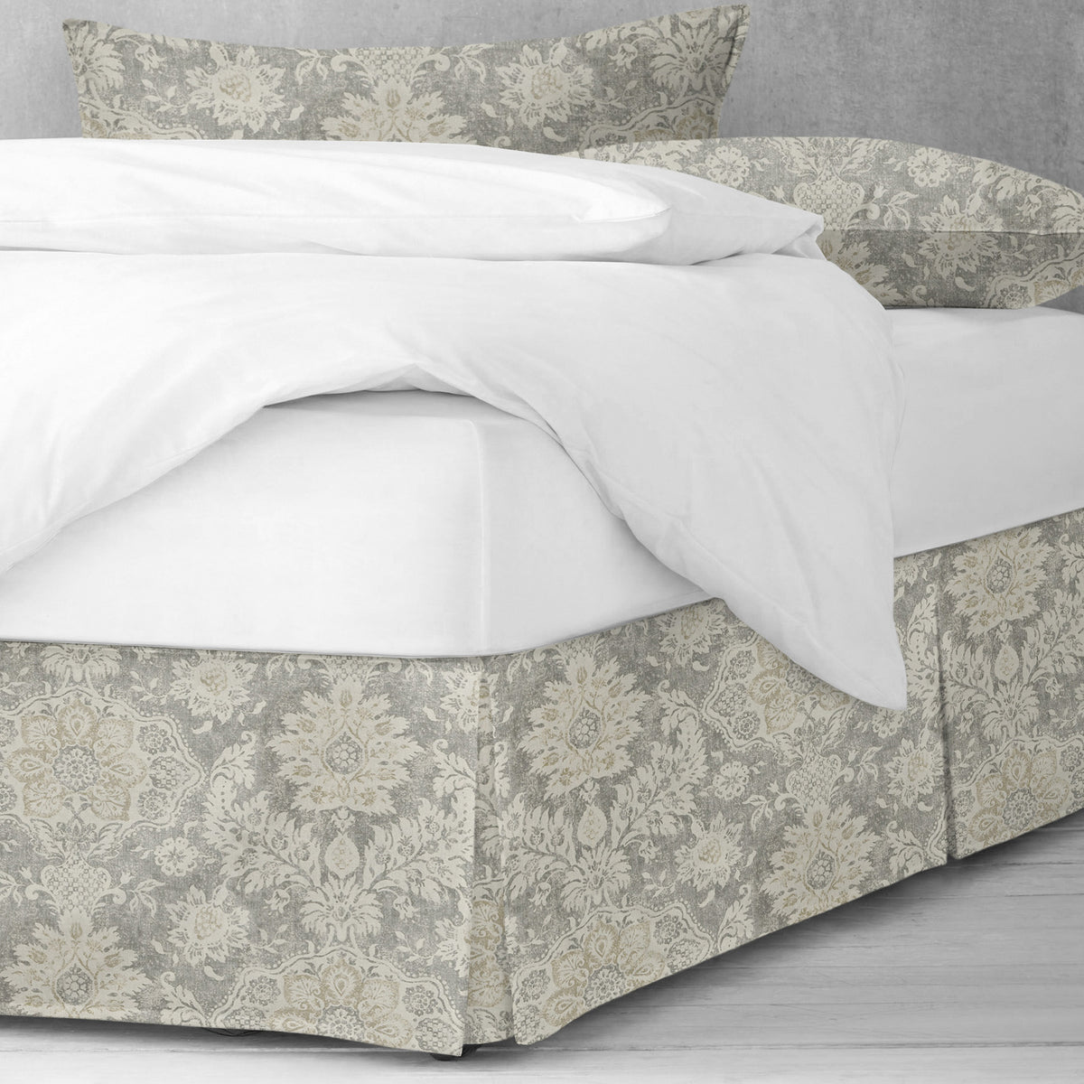 Osha Taupe-Beige Bedskirt