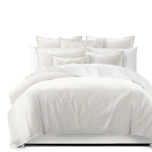 Metallic Threads Zinc Comforter Set