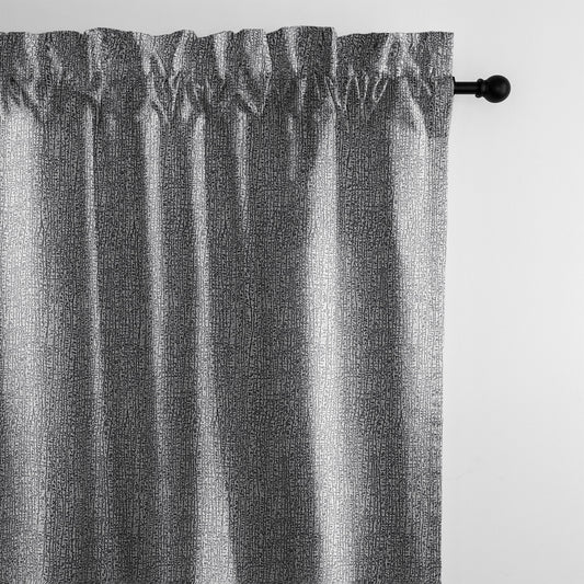 Mycroft Gray Pole Top Drapes