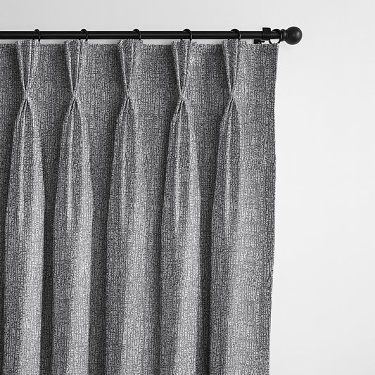 Mycroft Gray Pinch Pleat Drapes