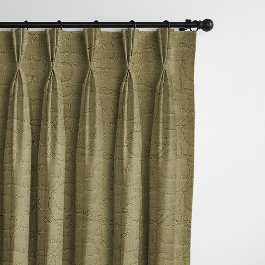 Nahed Antique Pinch Pleat Drapes