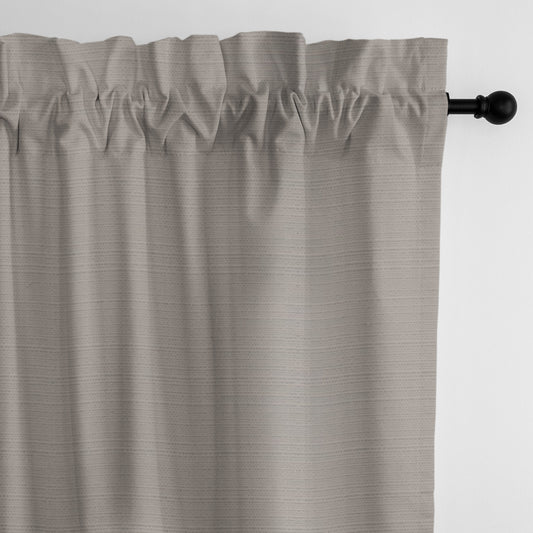 Nova Taupe Pole Top Drapes