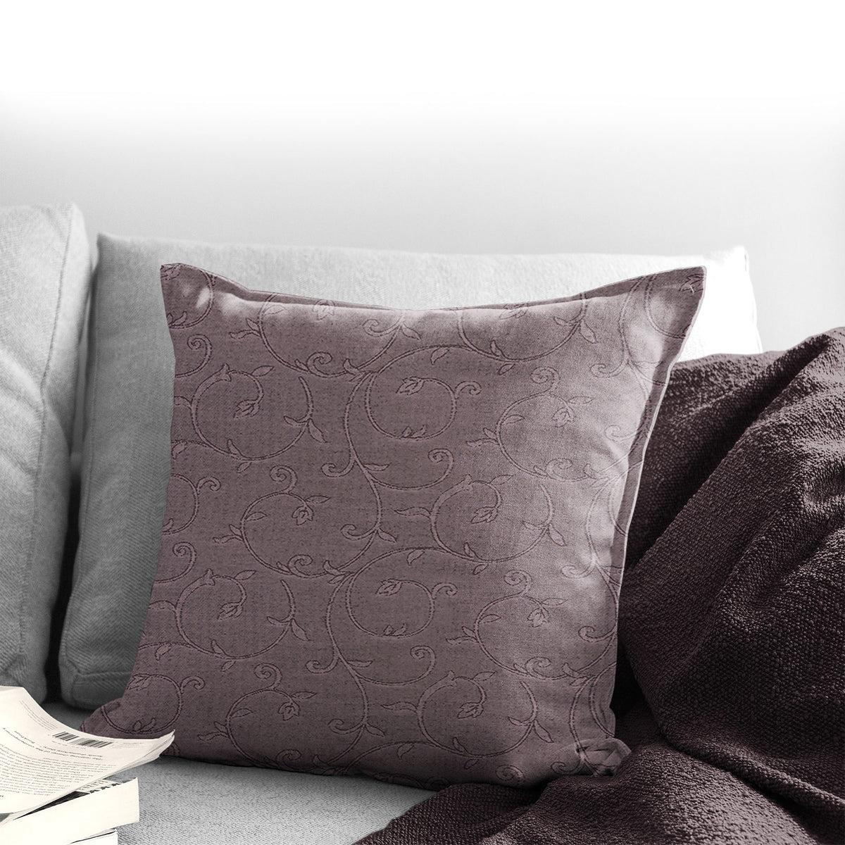 Nuha Plum Decorative Pillows